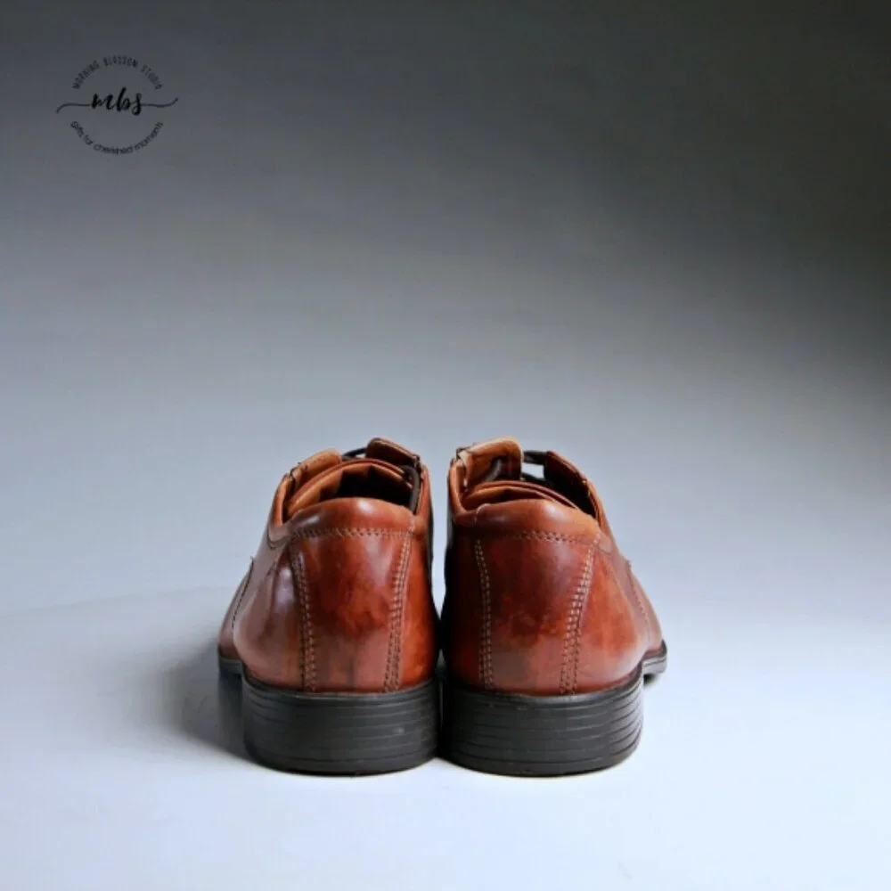 Clarks Tilden Walk Leather Oxford Brown Tan‎ Men 12